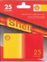 Picture of $25.00 Shell Gift Card Affixed to Backer (Bundle of 30)