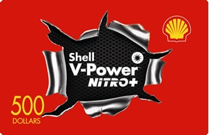 Picture of $500 Shell Gift Card V-Power Nitro+